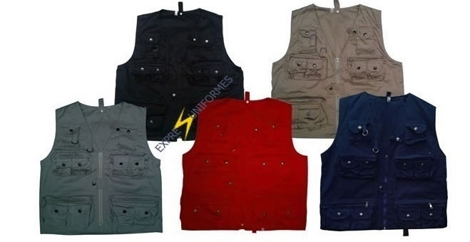 Chalecos reportero bordaos
