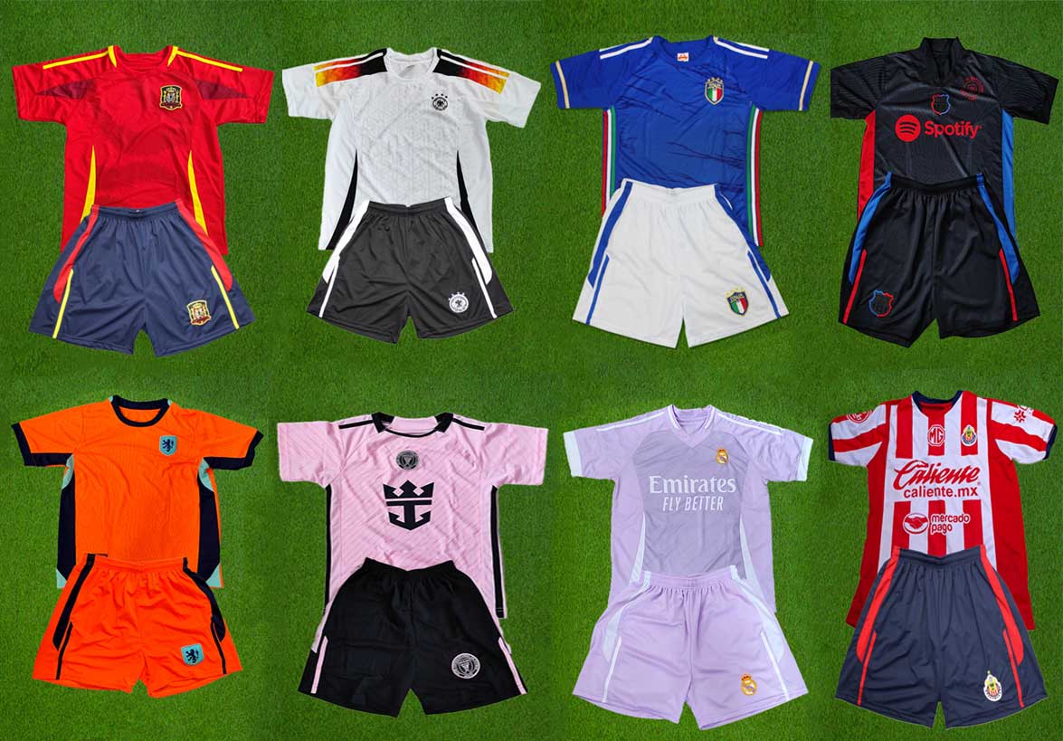 uniformes de futbol para niños