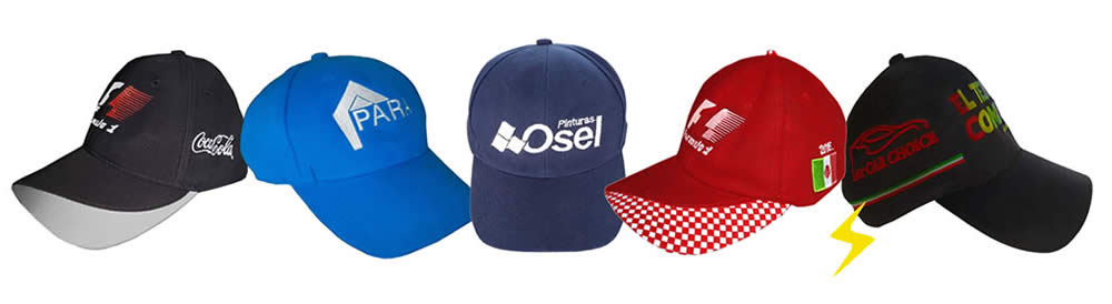 Gorras bordadas DF